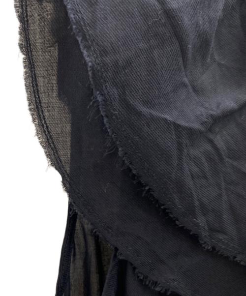 Spick and Span（スピック＆スパン）Spick and Span (スピック＆スパン) 23SS ノースリレイヤーフリル レースアップブラウス ブラック サイズ:Freeの古着・服飾アイテム