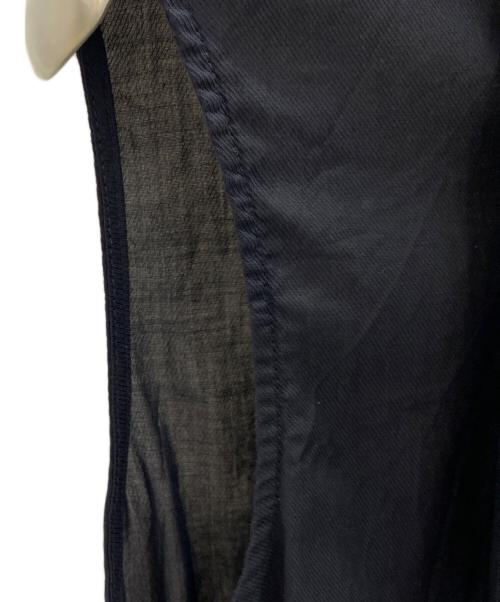 Spick and Span（スピック＆スパン）Spick and Span (スピック＆スパン) 23SS ノースリレイヤーフリル レースアップブラウス ブラック サイズ:Freeの古着・服飾アイテム
