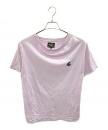 Vivienne Westwood ANGLOMANIA（ヴィヴィアンウエストウッドアングロマニア）の古着「半袖カットソー」｜ライトピンク
