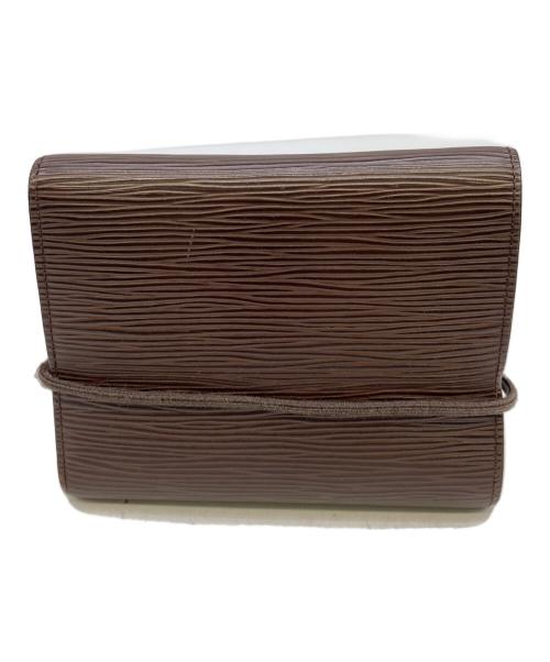 LOUIS VUITTON（ルイ ヴィトン）LOUIS VUITTON (ルイ ヴィトン) ポルトフォイユ・エラスティック ブラウンの古着・服飾アイテム