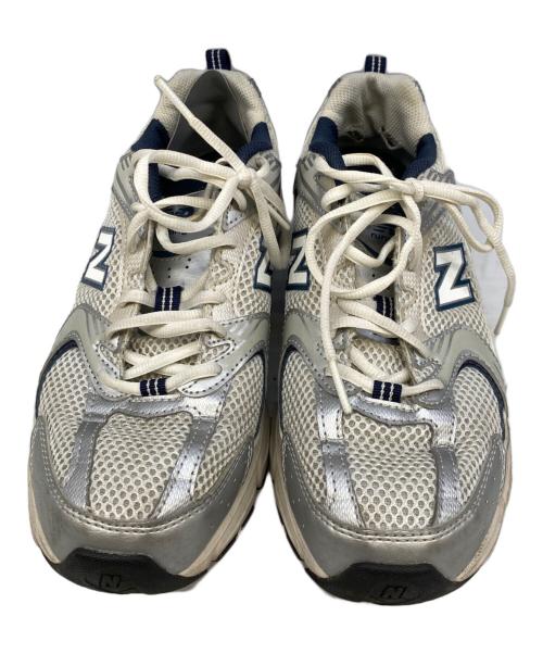 NEW BALANCE（ニューバランス）NEW BALANCE (ニューバランス) スニーカー シルバー×ネイビー サイズ:24.5の古着・服飾アイテム