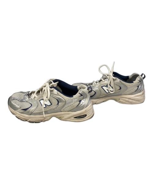 NEW BALANCE（ニューバランス）NEW BALANCE (ニューバランス) スニーカー シルバー×ネイビー サイズ:24.5の古着・服飾アイテム