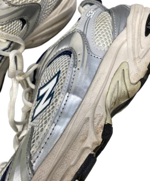 NEW BALANCE（ニューバランス）NEW BALANCE (ニューバランス) スニーカー シルバー×ネイビー サイズ:24.5の古着・服飾アイテム