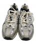NEW BALANCE (ニューバランス) スニーカー シルバー×ネイビー サイズ:24.5：5000円