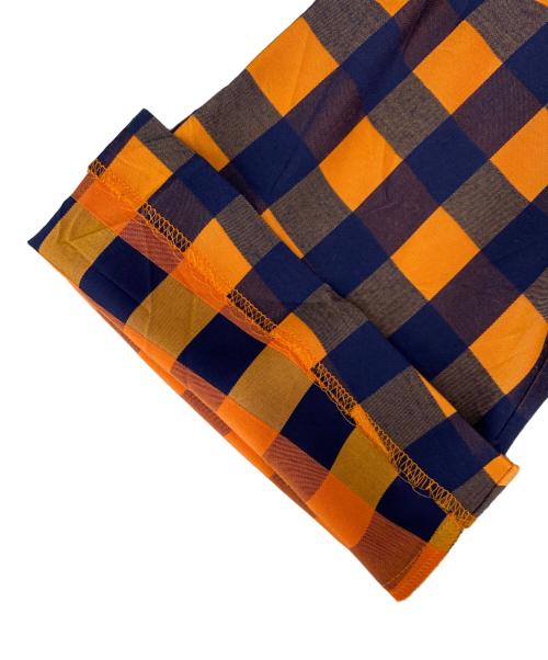 UNITED ARROWS（ユナイテッドアローズ）UNITED ARROWS (ユナイテッドアローズ) 長袖ワンピース ネイビー×オレンジ サイズ:38の古着・服飾アイテム