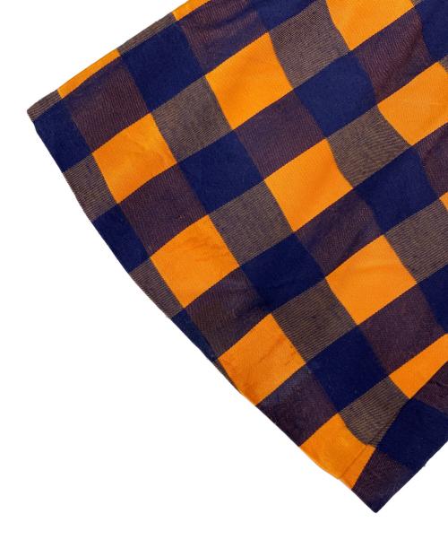 UNITED ARROWS（ユナイテッドアローズ）UNITED ARROWS (ユナイテッドアローズ) 長袖ワンピース ネイビー×オレンジ サイズ:38の古着・服飾アイテム
