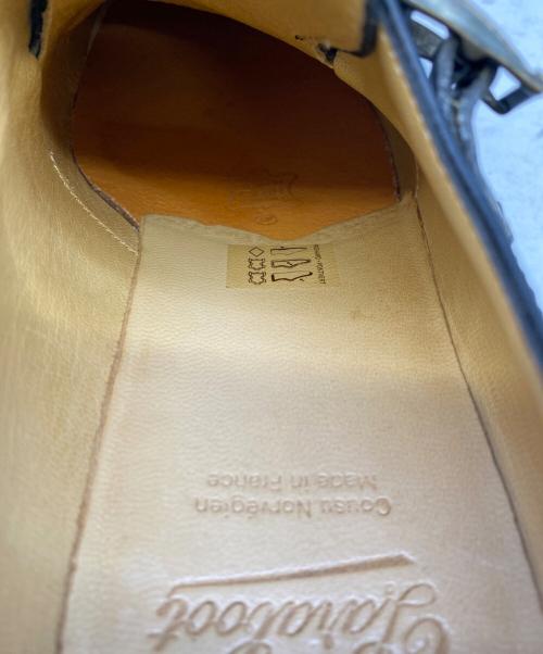 PARABOOT（パラブーツ）PARABOOT (パラブーツ) レザーシューズ ブラック サイズ:6 1/2の古着・服飾アイテム
