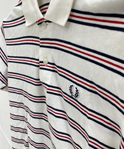 FRED PERRY（フレッドペリー）FRED PERRY (フレッドペリー) ポロシャツ ホワイト サイズ:Sの古着・服飾アイテム