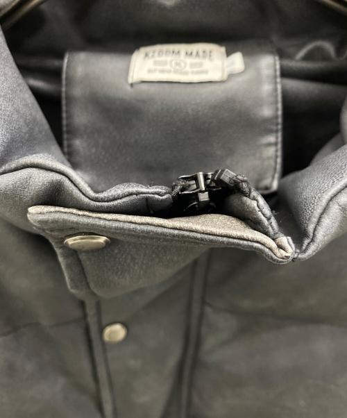 KZOOM MADE（ケーズーム メイド）KZOOM MADE (ケーズーム メイド) 中綿ジャケット ブラック サイズ:Lの古着・服飾アイテム