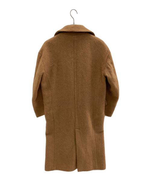 SLY（スライ）SLY (スライ) エアリーウールシャギーロングコート ブラウン サイズ:Freeの古着・服飾アイテム