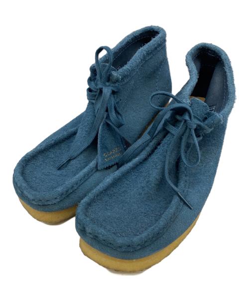 CLARKS ORIGINALS（クラークス オリジナルズ）Clarks Originals (クラークス オリジナルズ) Wallabee ブルー サイズ:265の古着・服飾アイテム