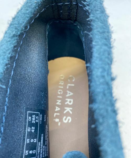 CLARKS ORIGINALS（クラークス オリジナルズ）Clarks Originals (クラークス オリジナルズ) Wallabee ブルー サイズ:265の古着・服飾アイテム