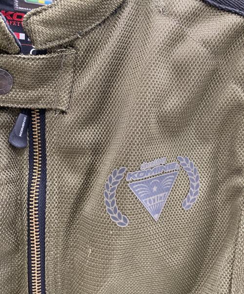 komine（コミネ）komine (コミネ) ライダースジャケット グリーン サイズ:Mの古着・服飾アイテム