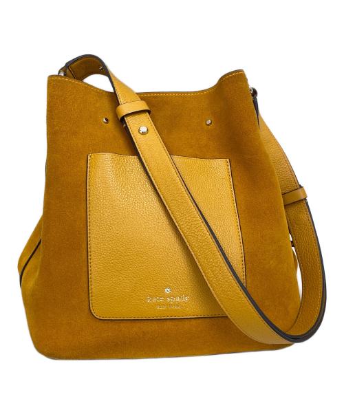 Kate Spade（ケイトスペード）Kate Spade (ケイトスペード) スウェードショルダーバッグ オレンジの古着・服飾アイテム