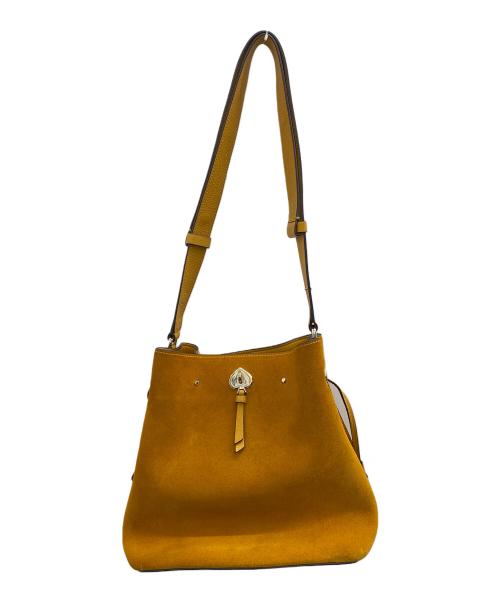 Kate Spade（ケイトスペード）Kate Spade (ケイトスペード) スウェードショルダーバッグ オレンジの古着・服飾アイテム