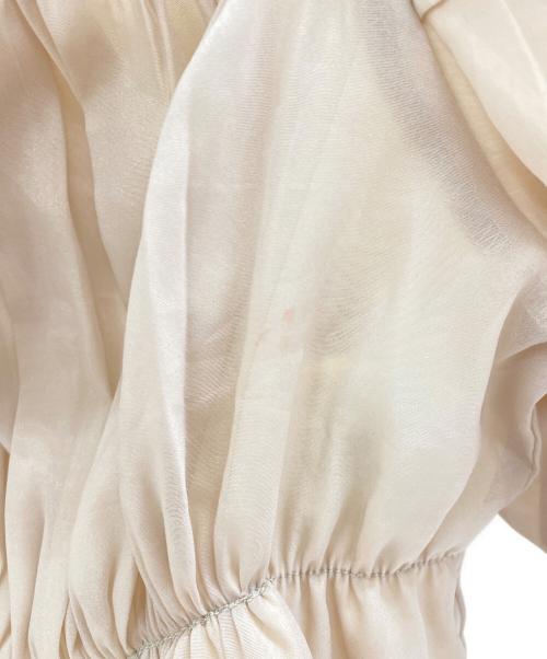 Snidel（スナイデル）Snidel (スナイデル) 24SS Sustainableギャザーオフショルブラウス ピンク サイズ:1の古着・服飾アイテム