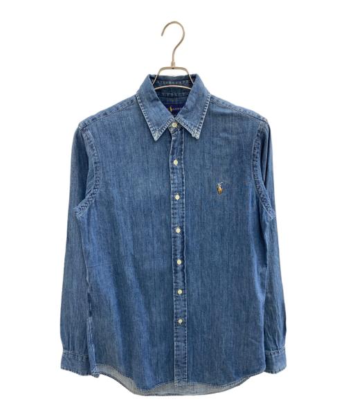 RALPH LAUREN（ラルフローレン）RALPH LAUREN (ラルフローレン) 長袖シャツ ブルー サイズ:Mの古着・服飾アイテム