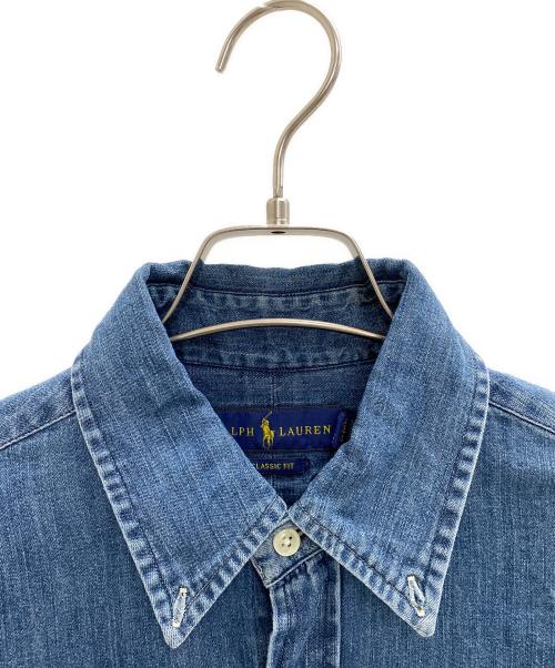 RALPH LAUREN（ラルフローレン）RALPH LAUREN (ラルフローレン) 長袖シャツ ブルー サイズ:Mの古着・服飾アイテム