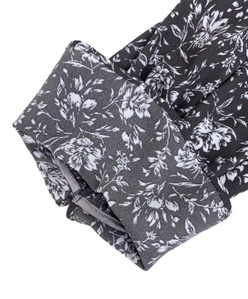 Snidel（スナイデル）Snidel (スナイデル) 24SS ボレロライクフリルプリントワンピース グレー サイズ:1の古着・服飾アイテム