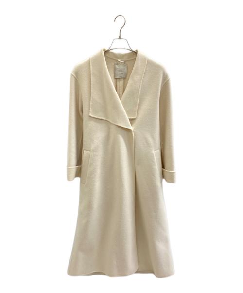 Snidel（スナイデル）Snidel (スナイデル) シャルムビッグカラーロングコート アイボリー サイズ:1の古着・服飾アイテム