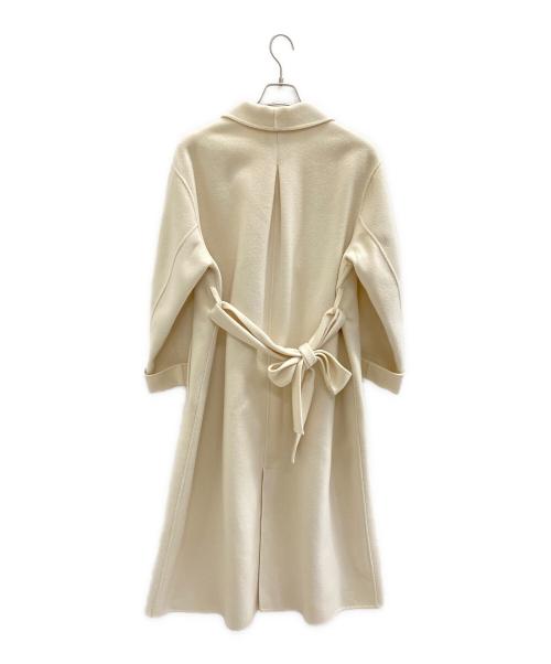 Snidel（スナイデル）Snidel (スナイデル) シャルムビッグカラーロングコート アイボリー サイズ:1の古着・服飾アイテム