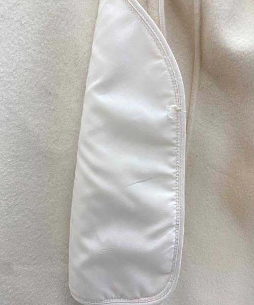 Snidel（スナイデル）Snidel (スナイデル) シャルムビッグカラーロングコート アイボリー サイズ:1の古着・服飾アイテム