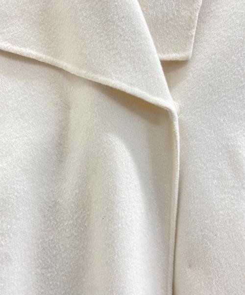 Snidel（スナイデル）Snidel (スナイデル) シャルムビッグカラーロングコート アイボリー サイズ:1の古着・服飾アイテム