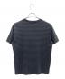 LAD MUSICIAN (ラッドミュージシャン) クルーネックボーダーTシャツ グレー×ブラック サイズ:44/M：5000円