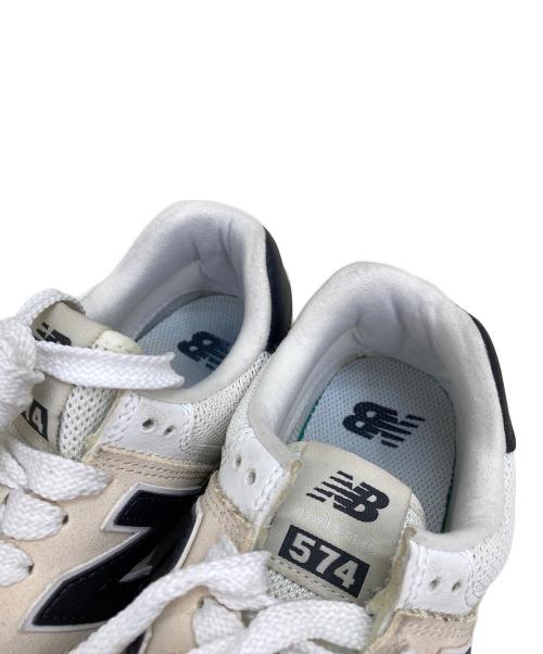 NEW BALANCE（ニューバランス）NEW BALANCE (ニューバランス) ローカットスニーカー アイボリー サイズ:24cmの古着・服飾アイテム