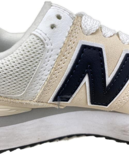 NEW BALANCE（ニューバランス）NEW BALANCE (ニューバランス) ローカットスニーカー アイボリー サイズ:24cmの古着・服飾アイテム