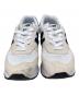 NEW BALANCE (ニューバランス) ローカットスニーカー アイボリー サイズ:24cm：6000円