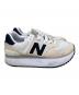 中古・古着 NEW BALANCE (ニューバランス) ローカットスニーカー アイボリー サイズ:24cm：6000円