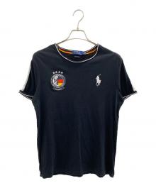 POLO RALPH LAUREN（ポロ・ラルフローレン）の古着「ドイツ代表半袖Tシャツ」｜ブラック