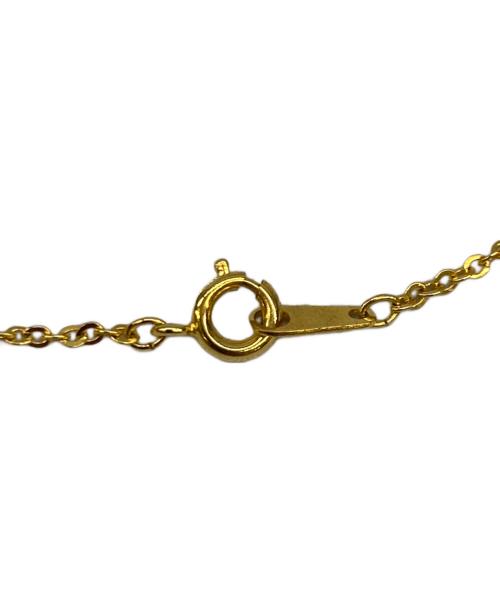 BIJOUX（ビジュー）BIJOUX (ビジュー) ネックレス ゴールドカラー×レッドの古着・服飾アイテム