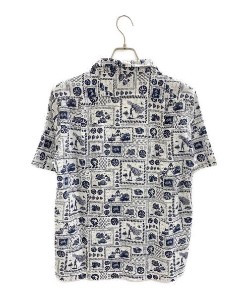 Patagonia（パタゴニア）Patagonia (パタゴニア) Pataloha オープンカラーシャツ ネイビー×ホワイト サイズ:Sの古着・服飾アイテム