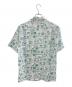 Patagonia (パタゴニア) pataloha オープンカラーシャツ ホワイト×グリーン サイズ:S：10000円