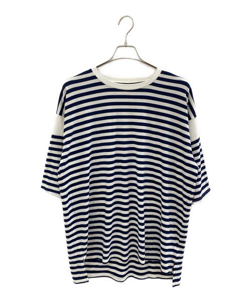 Sonny Label（サニーレーベル）Sonny Label (サニーレーベル) 半袖カットソー ネイビー×ホワイト サイズ:L 未使用品の古着・服飾アイテム