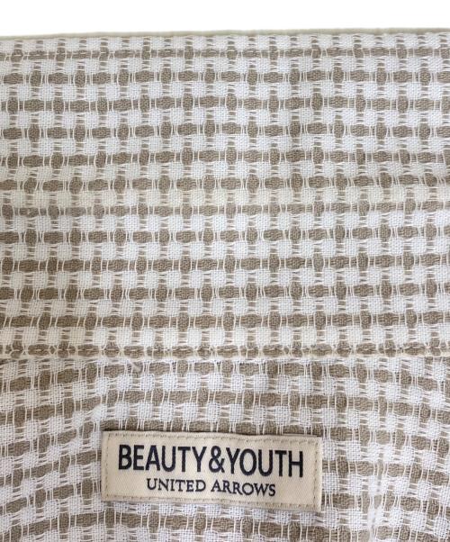 BEAUTY&YOUTH（ビューティーアンドユース）BEAUTY&YOUTH (ビューティーアンドユース) 25SSコクーン ドビー キャンプカラー シャツ アイボリー サイズ:Mの古着・服飾アイテム
