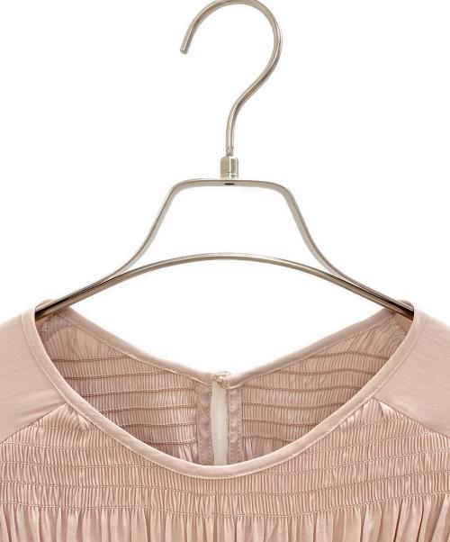 COCODEAL（ココディール）COCODEAL (ココディール) BIGカラーシャーリングロングドレス ピンク サイズ:2の古着・服飾アイテム