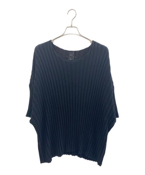 Lyft（リフト）Lyft (リフト) 薄手ニット ブラック サイズ:XLの古着・服飾アイテム