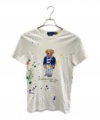 POLO RALPH LAURENポロ・ラルフローレン）の古着「POLO BEAR PRINT S/S TEE」｜ホワイト