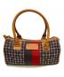 Kate Spade（ケイトスペード）の古着「ハンドバッグ」｜ネイビー×ブラウン