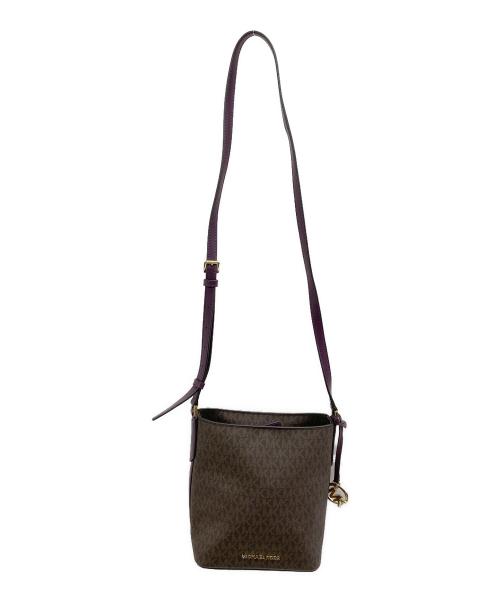MICHAEL KORS（マイケルコース）MICHAEL KORS (マイケルコース) ショルダーバッグ ブラウンの古着・服飾アイテム