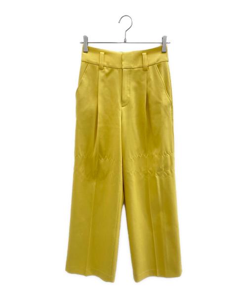 Adam et Rope（アダム エ ロペ）Adam et Rope (アダム エ ロペ) スラックス イエロー サイズ:36の古着・服飾アイテム