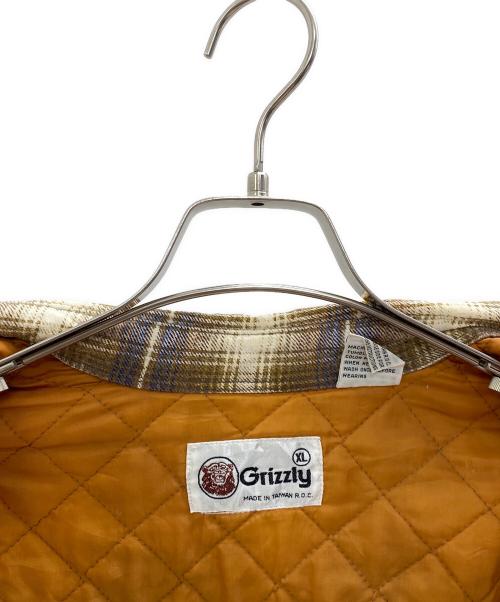 GRIZZLY（グリズリー）GRIZZLY (グリズリー) 中綿チェックネルシャツ ブラウン サイズ:XLの古着・服飾アイテム