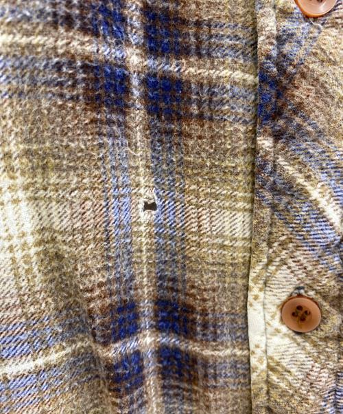 GRIZZLY（グリズリー）GRIZZLY (グリズリー) 中綿チェックネルシャツ ブラウン サイズ:XLの古着・服飾アイテム