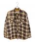 GRIZZLY（グリズリー）の古着「中綿チェックネルシャツ」｜ブラウン