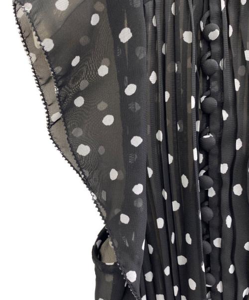 Snidel（スナイデル）Snidel (スナイデル) 22SS プリーツプリントワンピ ブラック サイズ:00の古着・服飾アイテム