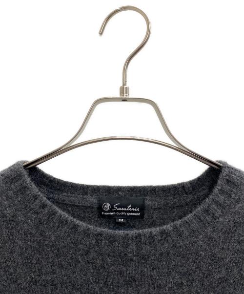 sweaterie（スウェットリー）sweaterie (スウェットリー) 薄手ニット グレー サイズ:Mの古着・服飾アイテム