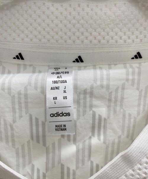 adidas（アディダス）adidas (アディダス) ウインドブレーカー ホワイト サイズ:SIZE Lの古着・服飾アイテム